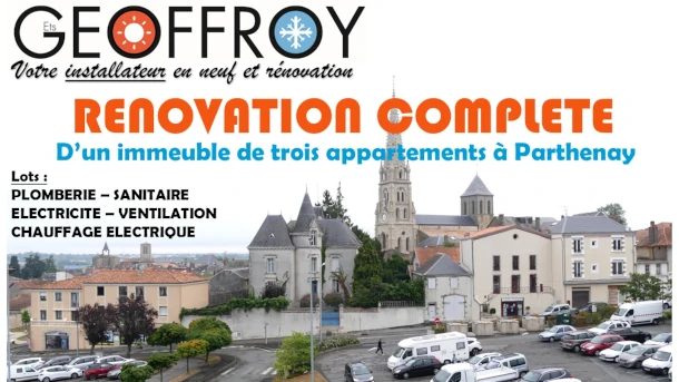 Rénovation complète 3 appartements