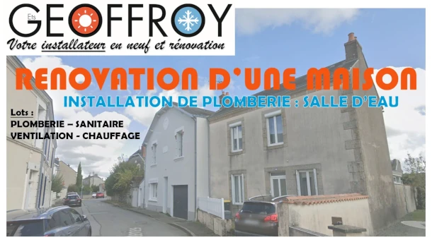 Rénovation d'une maison - plomberie